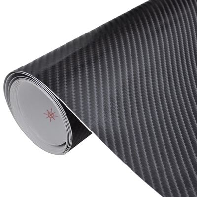 auto folie carbon look 2x 100x150