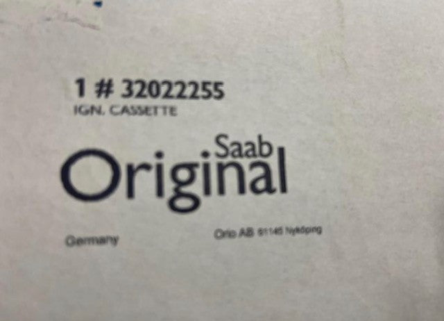 Di cassette Saab orgineel 30583218, 32022255, 55559955, 55562588, 9197559
