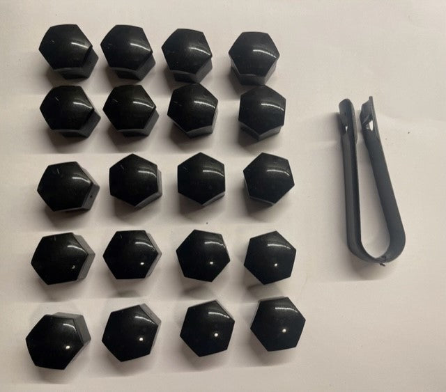 wielboutkapjes 20 stuks 17mm (standaard wielbout)