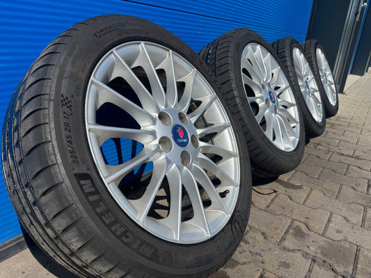 Saab Alu 66 velgen met goede Michelin banden