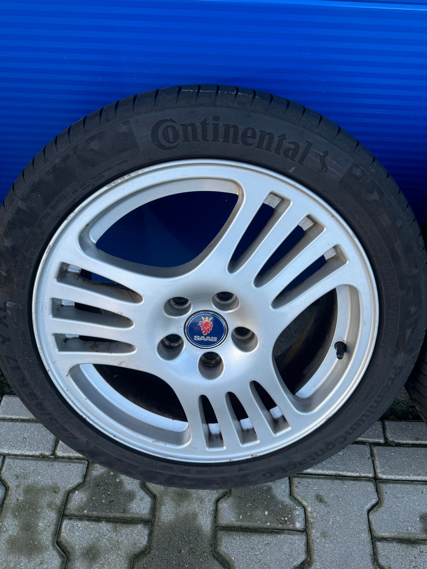 Saab Alu 41 quad spoke velgen