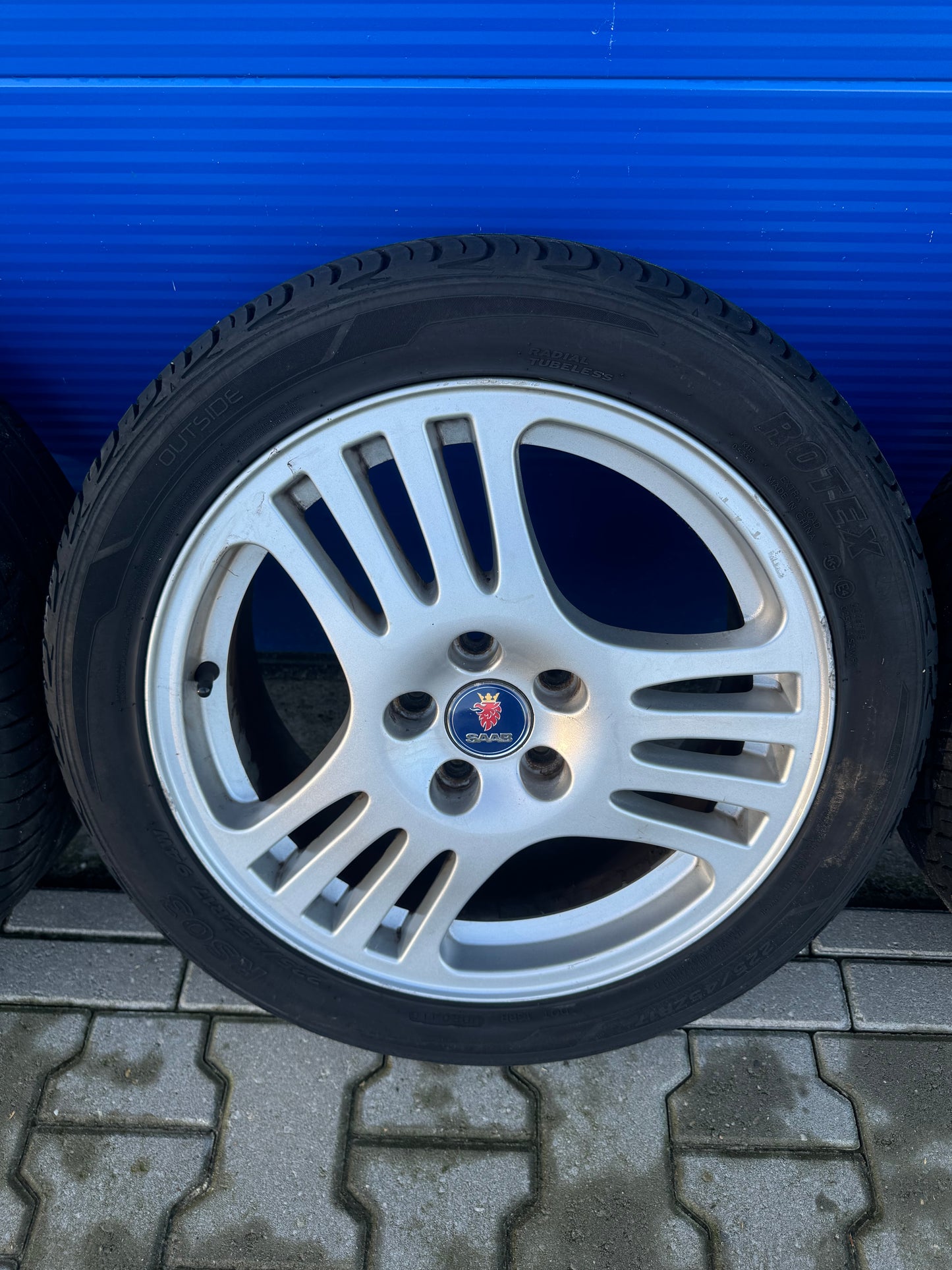 Saab Alu 41 quad spoke velgen