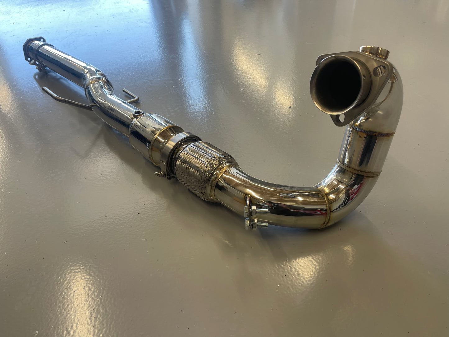 Downpipe 3” Saab 9-5 1997-2010 rvs katalysator